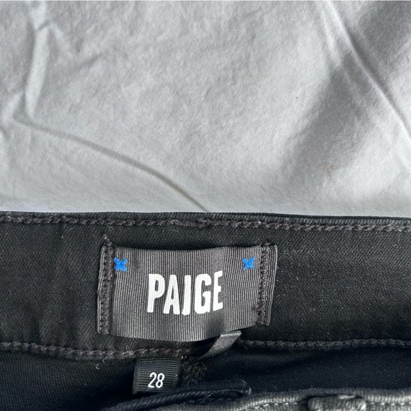 Paige Cindy Ultra High Rise Straight Ankle Coated Jean - Picture 6 of 10